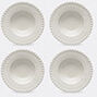 bordallo pinheiro ‘fantasia’ soup plate, set of four, ivory