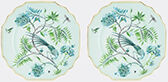 aquazzura casa 'secret garden' dinner plate, set of two