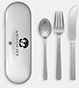 kay bojesen 'grand prix' cutlery travel set, matte steel