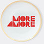 bitossi home 'more amore' bread plate, set of six