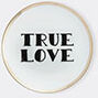 bitossi home 'true love' bread plate, set of six