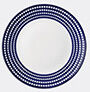 l'objet 'perlee' dessert plate, blue