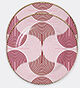 La DoubleJ 'slinky Rosso' Dessert Plates, Set Of Two