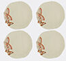 Bordallo Pinheiro 'cloudy Butterflies' Dinner Plate, Set Of Four, Pink