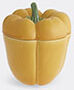 Bordallo Pinheiro 'pimento' Box, Yellow