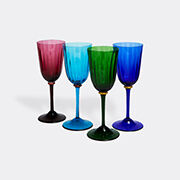 La DoubleJ 'rainbow' Wine Glasses, Set Of Four