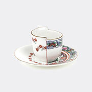 Seletti 'hybrid Tamara' Coffee Cup With Saucer