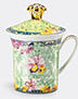 Rosenthal 'd.v. Floralia' Mug With Lid