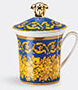 Rosenthal 'floralia Blue' Mug With Lid