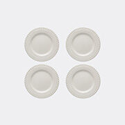 Bordallo Pinheiro 'fantasia' Dinner Plate, Set Of Four, Ivory