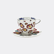 Serax 'anemone Milk' Cappuccino Cup And Saucer, Set Of Two