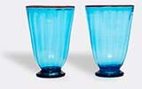 La DoubleJ 'rainbow' Glasses, Set Of Two, Turquoise