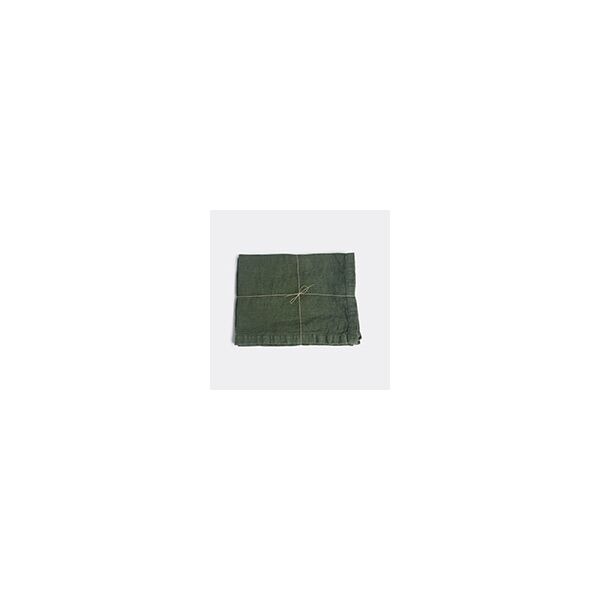 once milano placemats, set of two, green