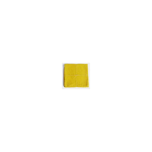 once milano napkins, set of four, yellow