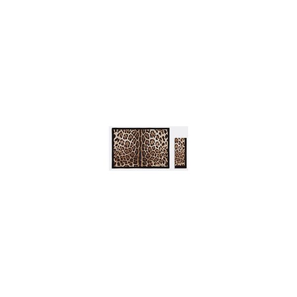 dolce&gabbana casa 'leopardo' linen placemat and napkin set