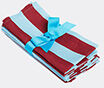 la doublej 'riga bordeaux' large napkins, set of six