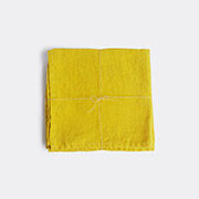 once milano napkins, set of four, yellow