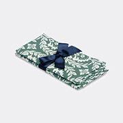 la doublej 'green garland' large napkin, set of two