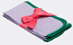 la doublej 'rainbow lilac' large napkin, set of two