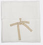 once milano cocktail napkins, set of five, white