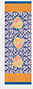 Lisa Corti 'arabesque Corolla' Runner, Blue And Orange