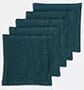 Once Milano Cocktail Napkins, Set Of Five, Forest