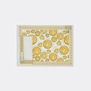 Versace 'medusa Amplified' Napkin And Placemat, Set Of Two, White