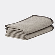 ALONPI 'salon' Throw, Grey And Beige