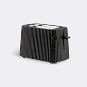 Alessi 'plissé' Toaster, Black, Eu Plug