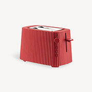 Alessi 'plissé' Toaster, Red, Eu Plug
