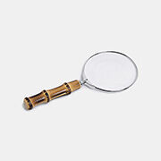 Lorenzi Milano Bamboo Magnifying Glass, Small