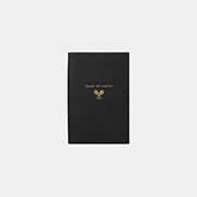 Smythson 'game Set Match' Chelsea Notebook, Black