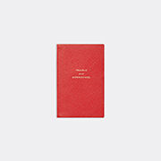 Smythson 'travels And Experiences' Notebook, Scarlet Red