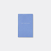 Smythson 'live Love Laugh' Note Book, Nile Blue