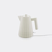 Alessi 'plissé' Electric Kettle, White, Eu Plug