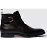 Scarosso Taylor Black - Uomo Jodhpur Boots Nero - Vitello 39