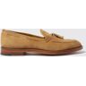 Scarosso William Tan Suede - Uomo Mocassini Beige - Camoscio 39