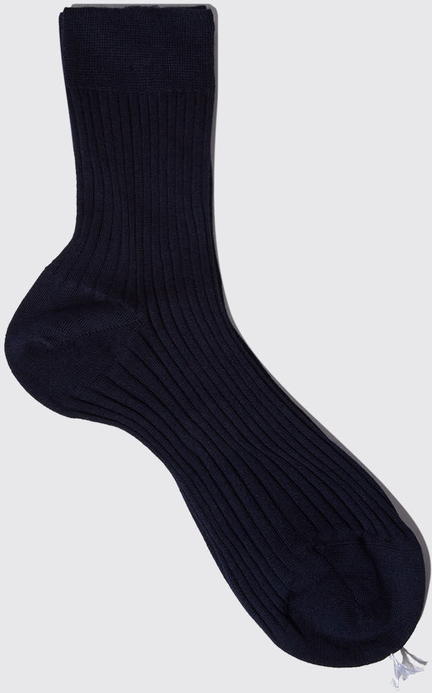 scarosso blue cotton ankle socks - donna calze blue - cotton 35-36