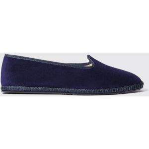 Scarosso Valentino Blu Velluto - Uomo Slippers Blu - Velluto 41