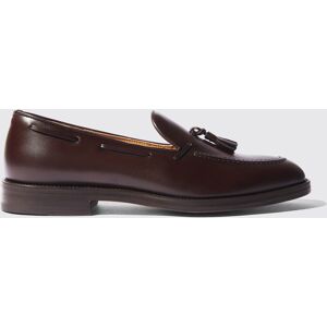 Scarosso William Brown - Uomo Mocassini Marrone - Vitello 40