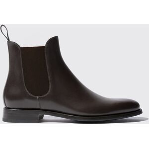 Scarosso Giancarlo Moro - Uomo Chelsea Boots Marrone Scuro - Vitello 41