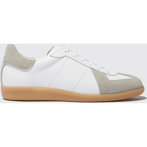 scarosso hans white - uomo sneaker white - calf leather 41,5