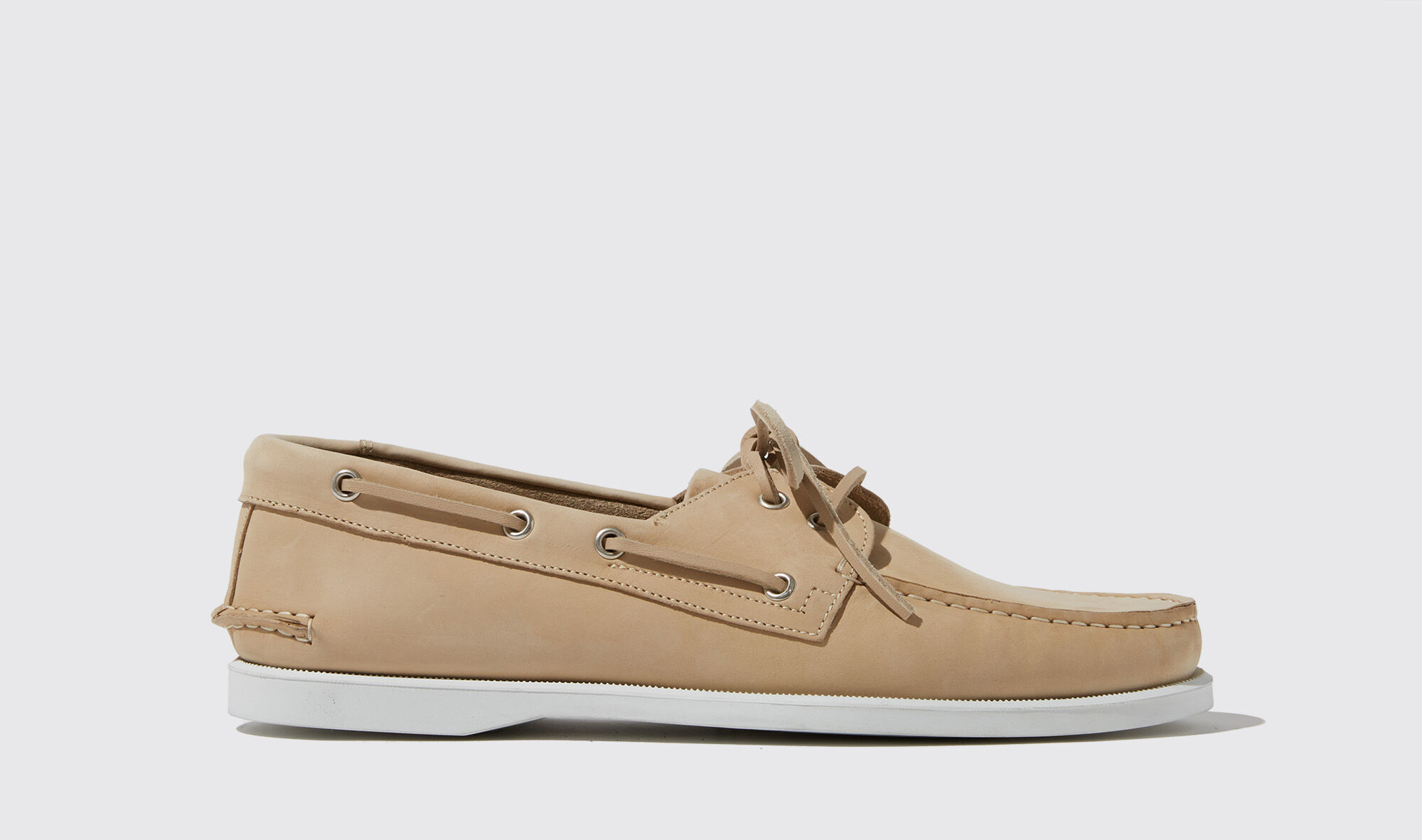 scarosso orlando beige nubuck - uomo mocassini & scarpe basse beige - nubuck leather 42