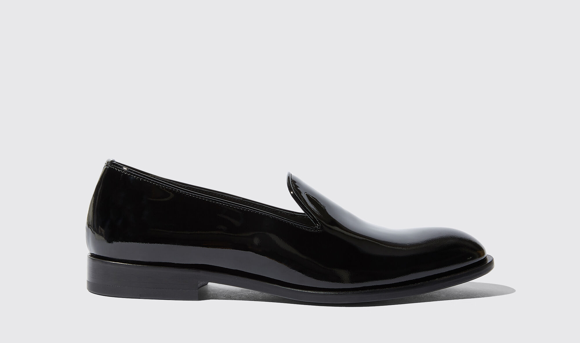 scarosso george - uomo mocassini & scarpe basse nero - vernice 44