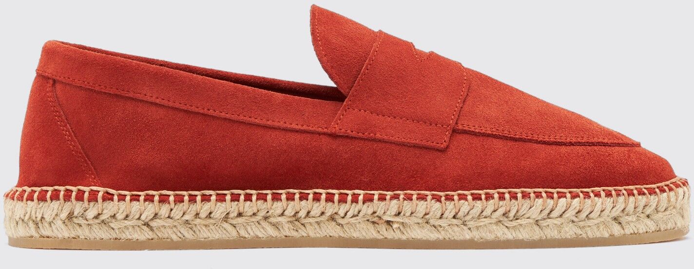 Scarosso Diego Rust Suede - Uomo Espadrillas Rust - Suede 43