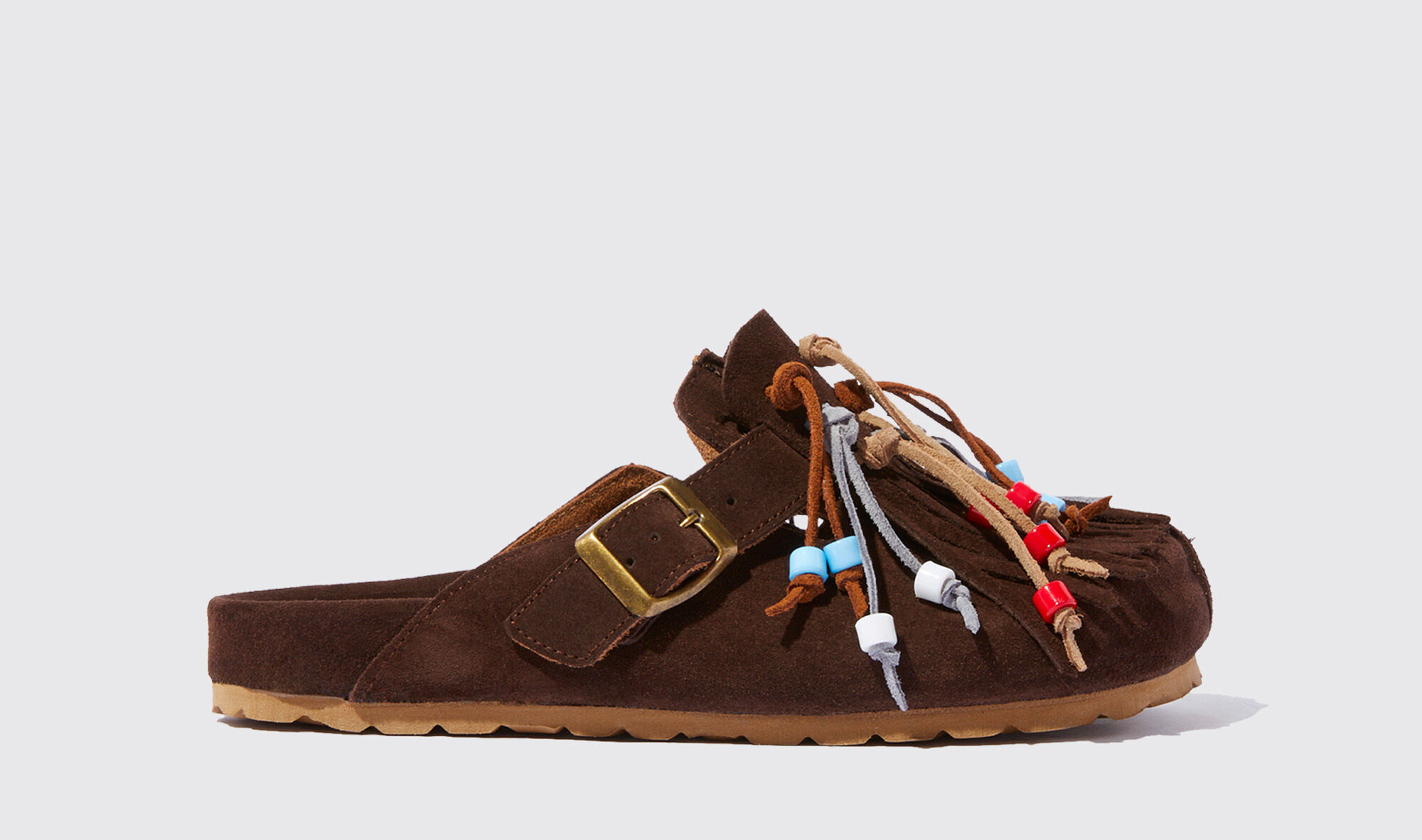 Scarosso Geo Brown - Uomo Sandali Brown - Suede 46