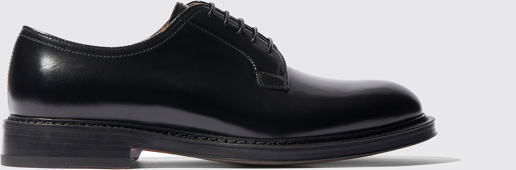 Scarosso Harry Black - Uomo Derbies Black - Calf 43,5