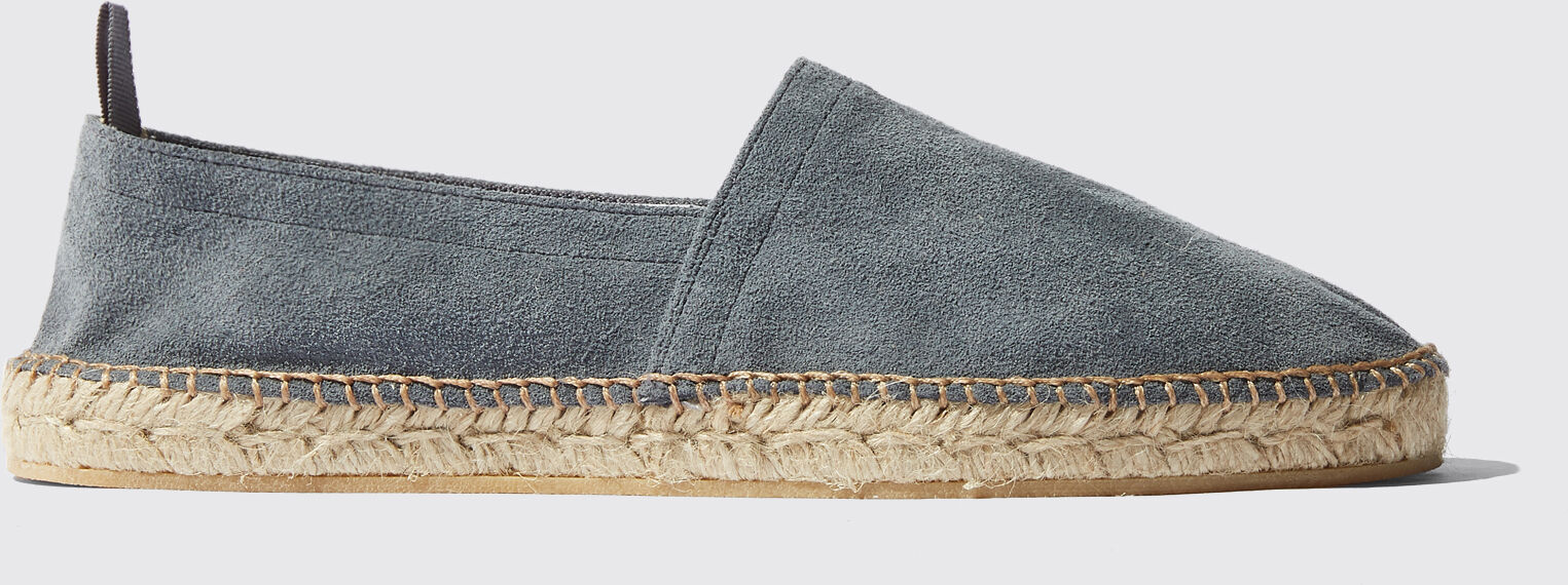 SCAROSSO Pablo Grey Suede - Uomo Espadrillas Verde - Camoscio 43