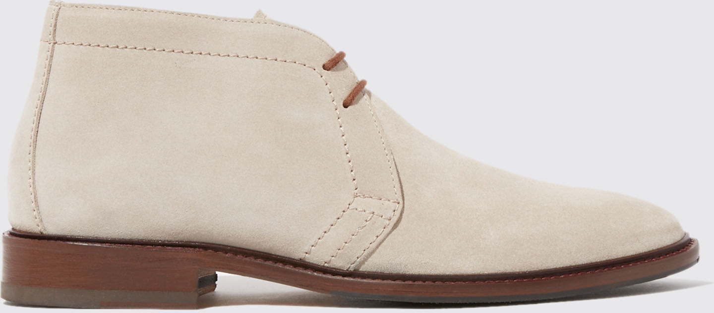 Scarosso Gary Sand Suede - Uomo Stivali Sand - Suede 39