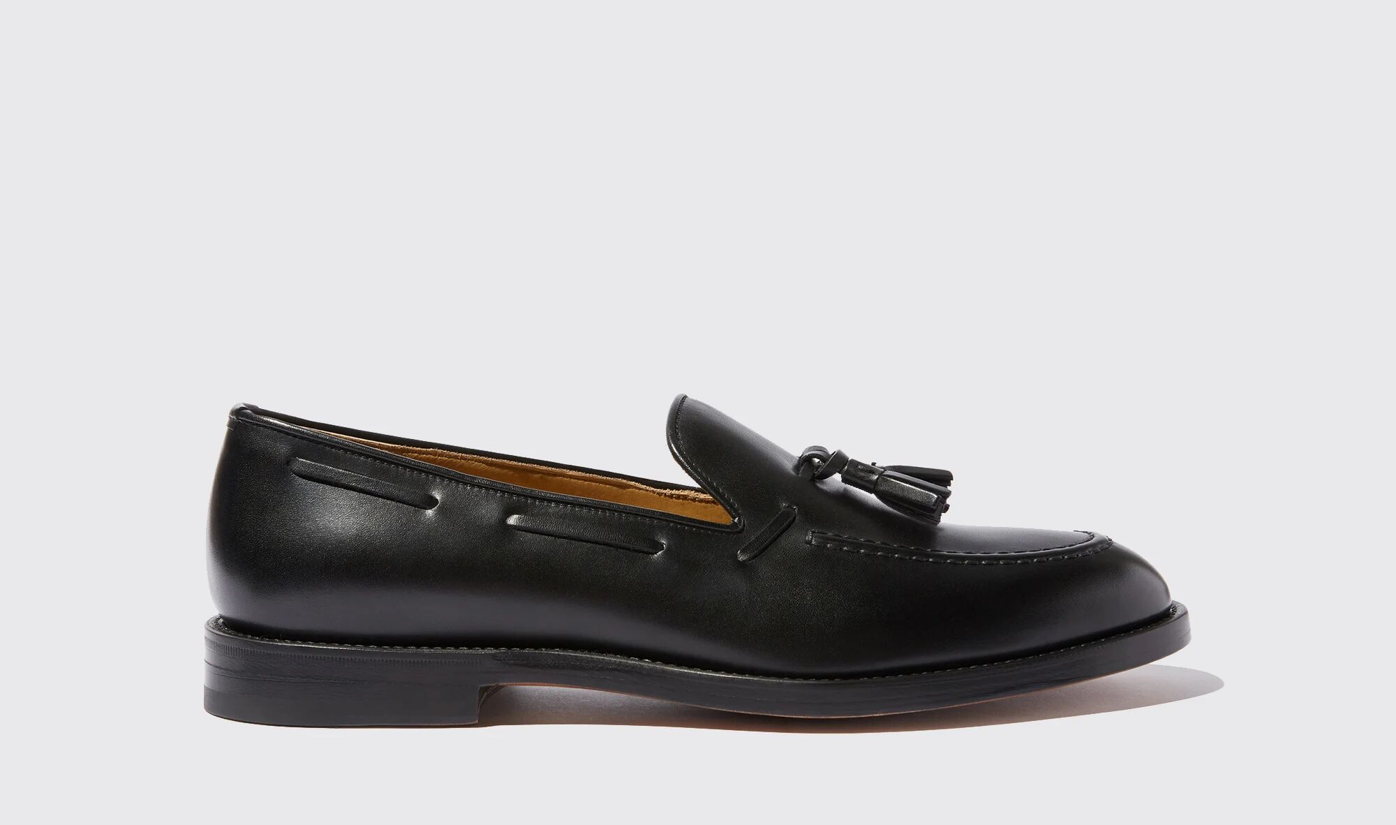 Scarosso William Black - Uomo Mocassini Nero - Vitello 42,5